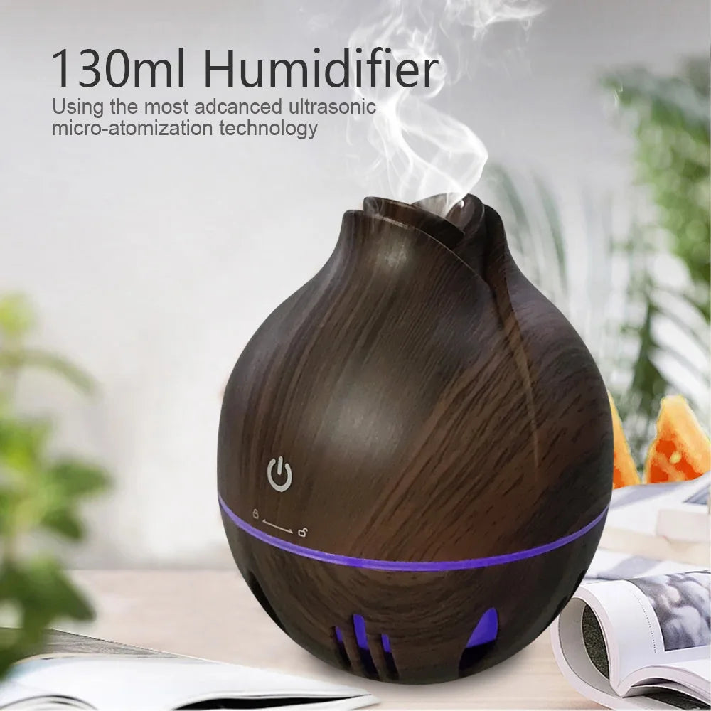 130ml USB Aromatherapy Humidifier with LED